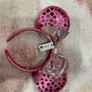 Pink Minnie Mouse Ears Headband